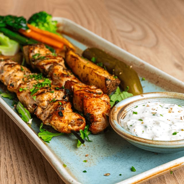 Chicken Souvlaki.