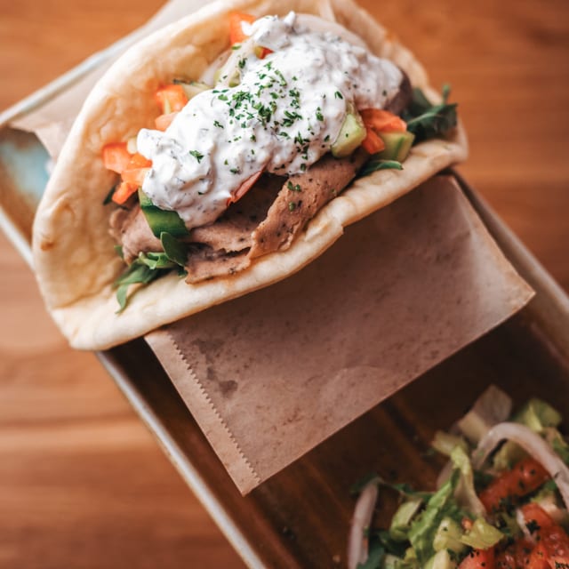 Lamb & Beef Gyro Pita Sandwich